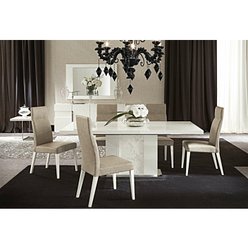 Canova Extendable Dining Table 63" by Alf Da Fre, $2,175.00, ALF, White
