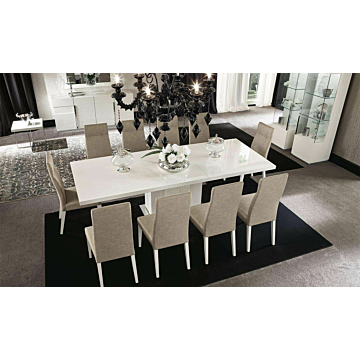 Canova Extendable Dining Table 77" by Alf Da Fre, $2,375.00, ALF, White