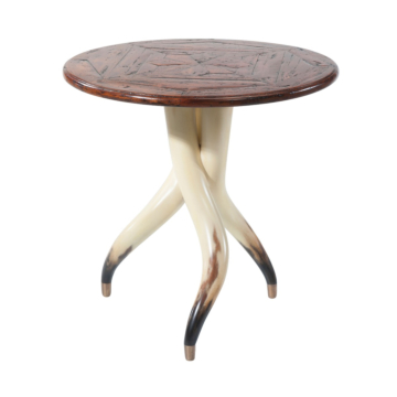Theodore Alexander The Longhorn Side Table