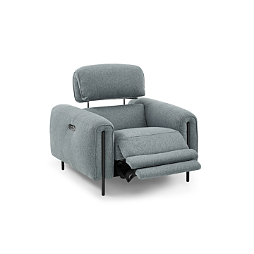 Charm Fabric Recliner Armchair | Creative Furniture-CR-Grey Lagoon Fabric