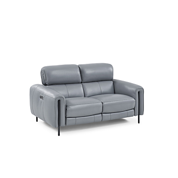 Charm Leather Loveseat with Two Recliners | Creative Furniture