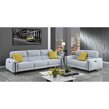 Charm Fabric Living Room Set, Sofa and Loveseat | Creative Furniture-CR-Frost Fabric