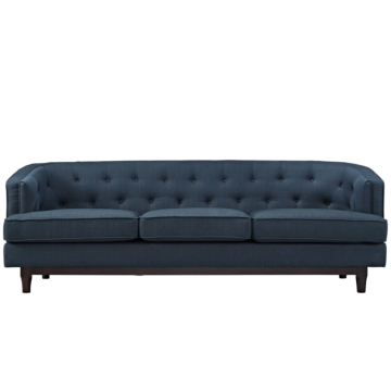 Modway Coast Upholstered Fabric Sofa-Azure