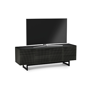 BDI Corridor 8179 Media Console -Charcoal Stained Ash Black
