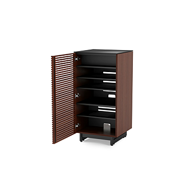 BDI Corridor 8172 Audio Tower-Chocolate Stained Walnut