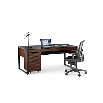 BDI Corridor 6521 Desk-Chocolate Stained Walnut