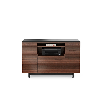 BDI Corridor 6520 Multifunction Cabinetl-Chocolate Stained Walnut