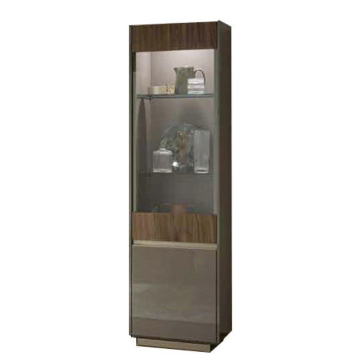 Corso Como 1-Door Curio Cabinet. Left | ALF Italian Furniture