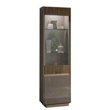 Corso Como 1-Door Curio Cabinet. Right | ALF Italian Furniture