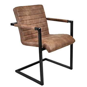 Cortex JAMILA Leather Chair Brown