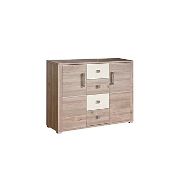 Cortex Verto Light Oak&pearl Gloss Sideboard