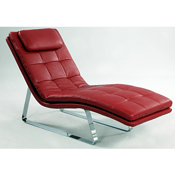 Chintaly Corvette Lounge Chair, Red