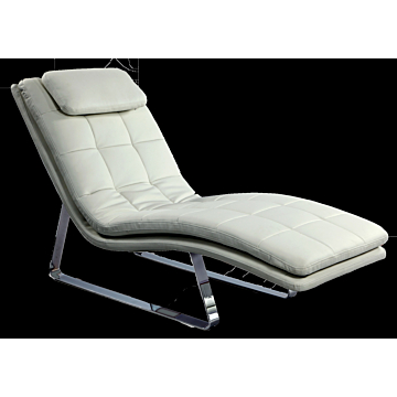 Chintaly Corvette Lounge Chair, White