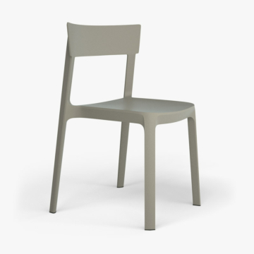 Calligaris Skin Chair-Matt Taupe P900, Polypropylene