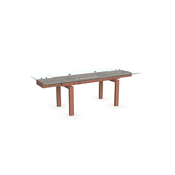 Calligaris Hyper 10 Person Extendable Table, Walnut Frame