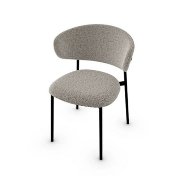 Calligaris Oleandro CS-2031 Upholstered Chair with Metal Base | Quick Ship