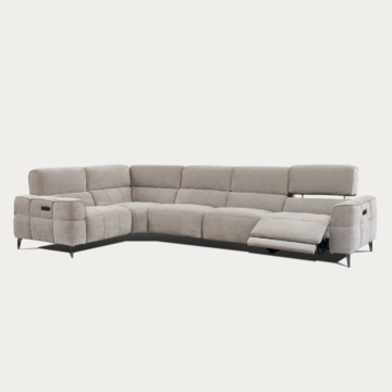 Cubo 5-Piece Fabric Sectional Sofa – Grey Mist | Creative Furniture