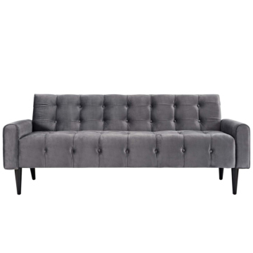 Modway Delve Performance Velvet Sofa-Gray