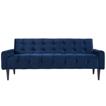 Modway Delve Performance Velvet Sofa-Navy Blue