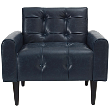 Modway Delve Upholstered Vinyl Accent Chair