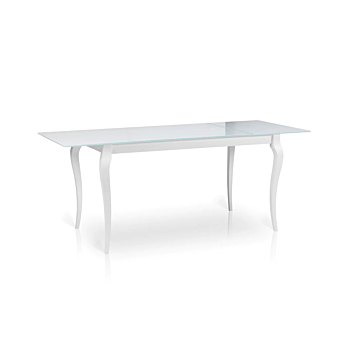 Cortex Bresso Glass Top Dining Table With Extension