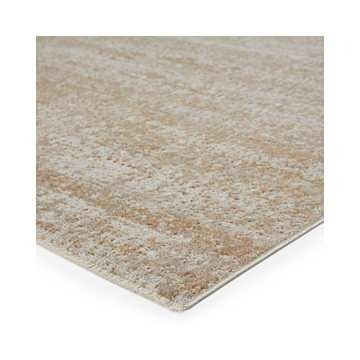Vibe by Jaipur Living Evanthe Abstract Gold Ivory Runner Rug
