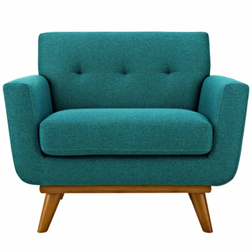Modway Engage Upholstered Fabric Armchair-Teal