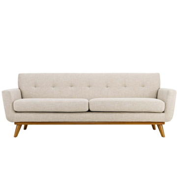 Modway Engage Upholstered Fabric Sofa-Beige