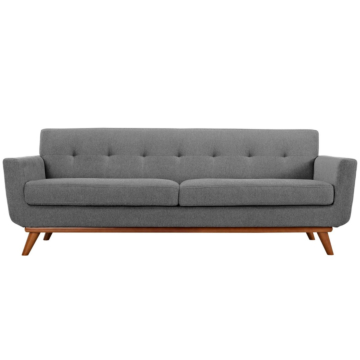 Modway Engage Upholstered Fabric Sofa-Expectation Gray