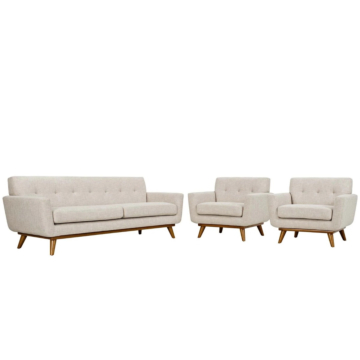 Modway Engage Armchairs and Sofa Set of 3