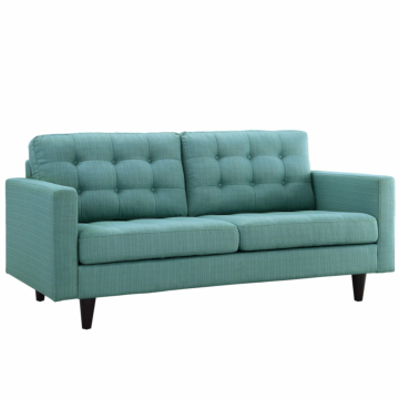 Modway Empress Upholstered Fabric Loveseat-Laguna