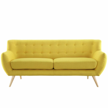 Modway Remark Fabric Upholstered Sofa-Yellow
