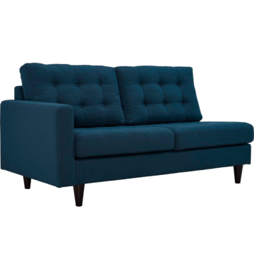 Modway Empress Left-Facing Upholstered Fabric Loveseat