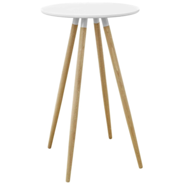 Modway Track Round Bar Table White