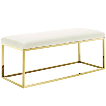 Modway Anticipate Fabric Bench-Ivory