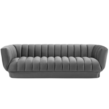 Modway Entertain Vertical Channel Tufted Performance Velvet Sofa