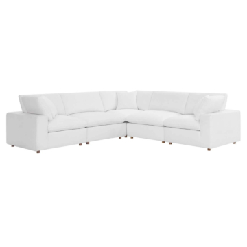 Modway Commix Down Filled Overstuffed 5 Piece 5-Piece Sectional Sofa