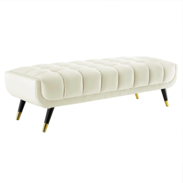 Modway Adept 60" Performance Velvet Bench-Ivory