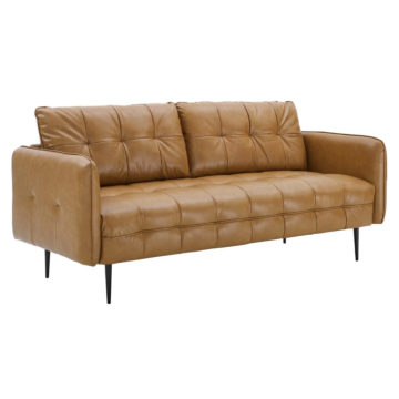 Modway Cameron Tufted Vegan Leather Sofa