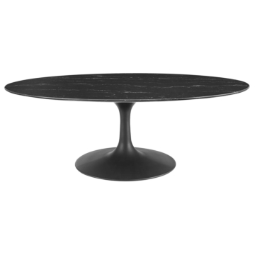 Modway Lippa 48" Oval Artificial Marble Coffee Table