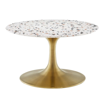 Modway Lippa 28" Round Terrazzo Coffee Table