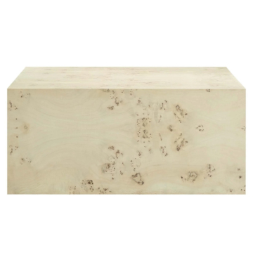 Modway Cosmos 36" Square Burl Wood Coffee Table