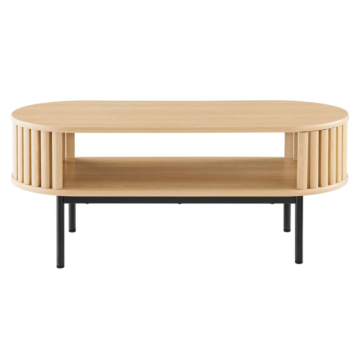 Modway Fortitude Wood Coffee Table-Oak