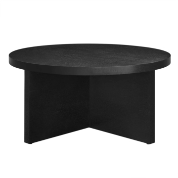 Modway Silas Round Wood Coffee Table-Black