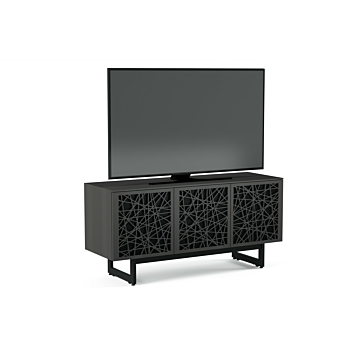 BDI Elements 8777-ME Media Cabinet-Charcoal Stained Ash Black-Ricochet