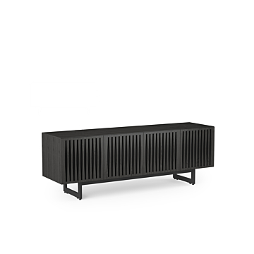 BDI Elements 8779-ME Media Cabinet-Charcoal Stained Ash Black-Tempo