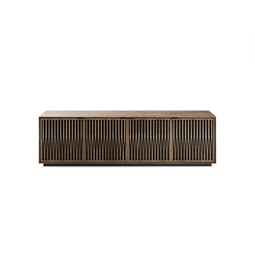 BDI Elements® 8703-TU Media + Storage Cabinet-Natural Walnut