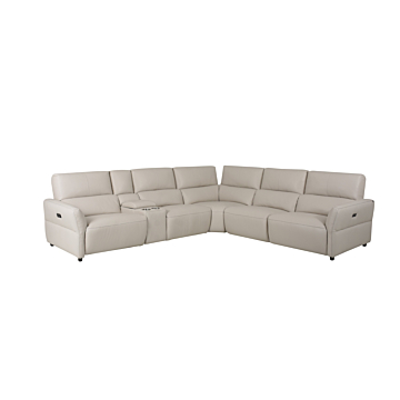 Elys 6 Piece Sectional with Two Recliners | Creative Furniture