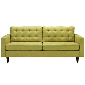 Modway Empress Upholstered Fabric Sofa-Wheatgrass
