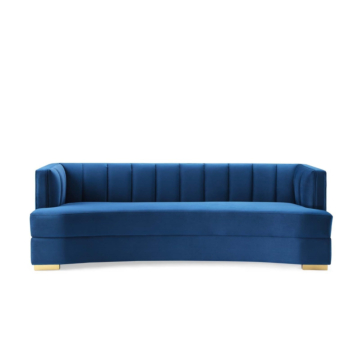 Modway Encompass Channel Tufted Performance Velvet Curved Sofa